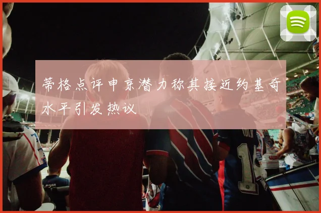 蒂格点评申京潜力称其接近约基奇水平引发热议